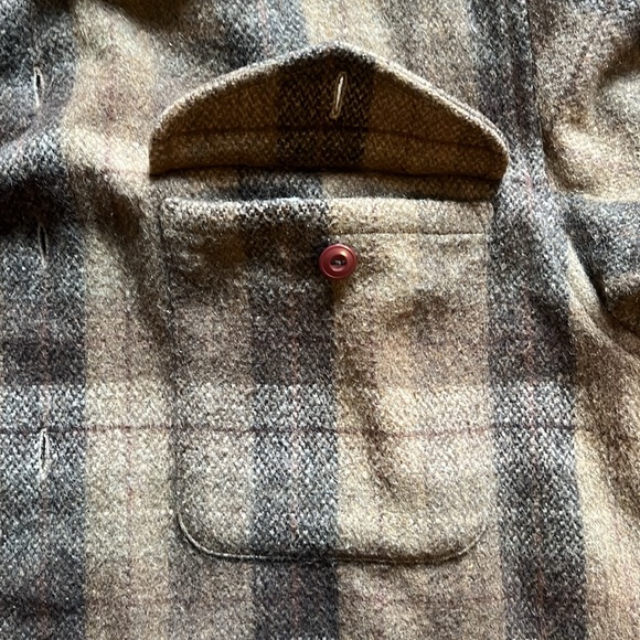 Vintage Northern Spirit Button Down Wool Blend Plaid Shirt - Picture 4 of 12